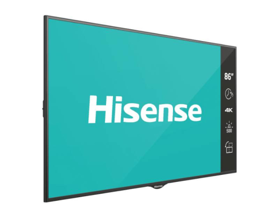 HISENSE 86" 86B4E30T 4K UHD Digital Signage Display - 18/7 Operation 
