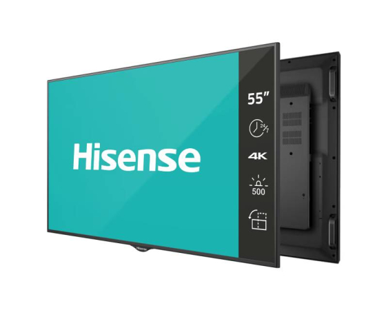 HISENSE  55" 55BM66AE 4K UHD Digital Signage Display - 24/7 Operation