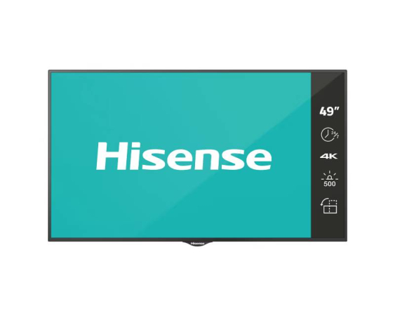 HISENSE 49” 49BM66AE 4K UHD Digital Signage Display - 24/7 Operation