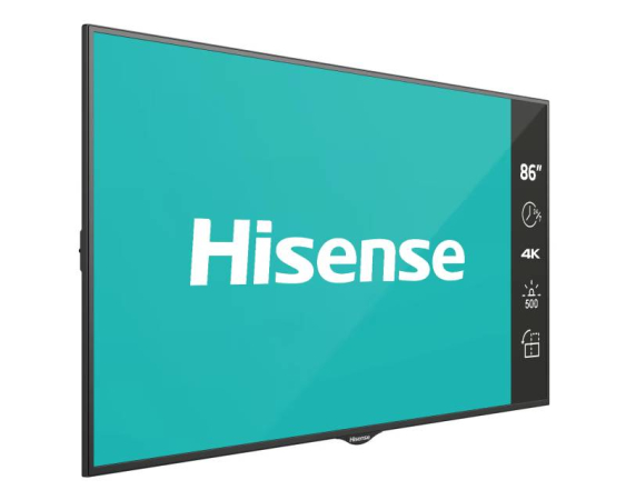 HISENSE 86” 86BM66AE 4K UHD Digital Signage Display - 24/7 Operation