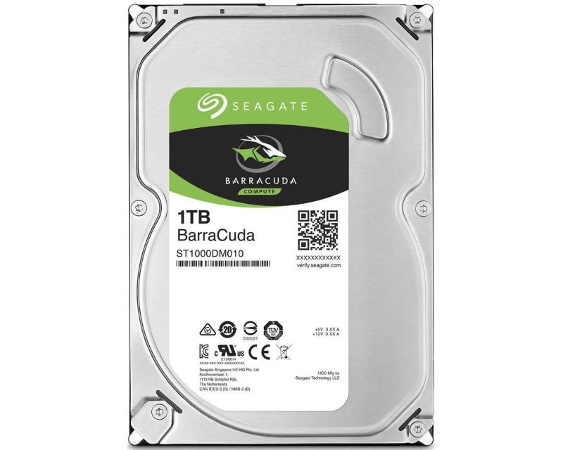 1TB 3.5" SATA III 64MB 7.200 ST1000DM010 Barracuda hard disk