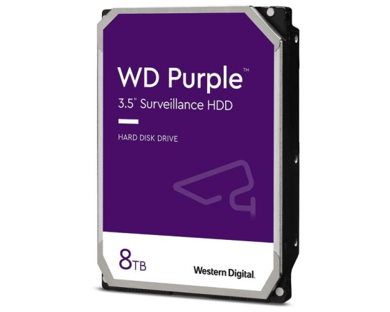 WD  8TB 3.5" SATA III 128MB IntelliPower WD84PURZ Purple