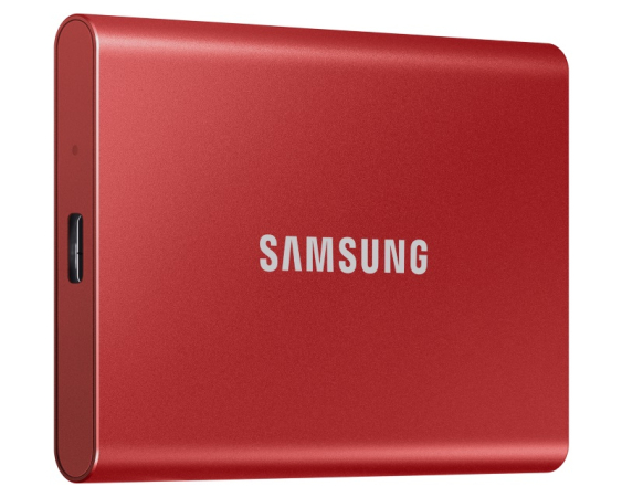 SAMSUNG  Portable T7 2TB crveni eksterni SSD MU-PC2T0R 