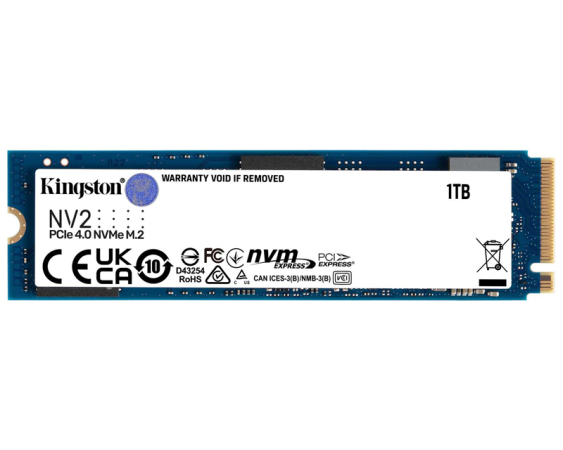 KINGSTON  1TB M.2 NVMe SNV2S/1000G SSD NV2 series 