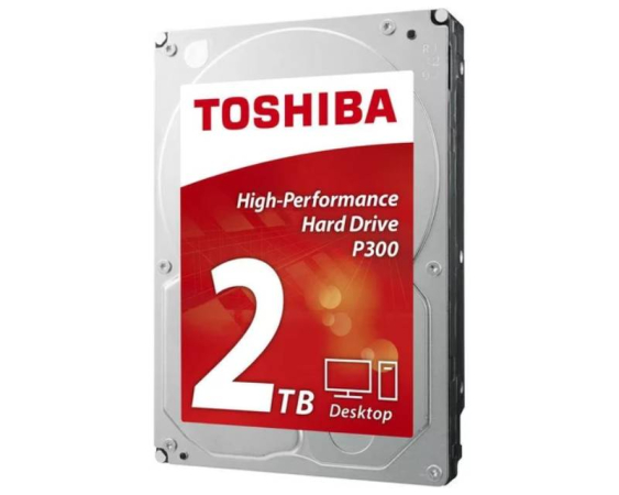 TOSHIBA  2TB 3.5" SATA III 64MB 7.200rpm HDWD320UZSVA P300 series hard disk