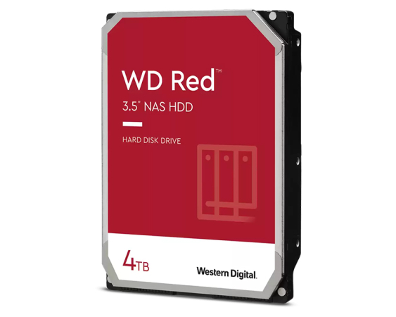 WD  4TB 3.5" SATA III 256MB IntelliPower WD40EFPX Red