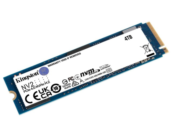 KINGSTON  4TB M.2 NVMe SNV2S/4000G SSD NV2 series 