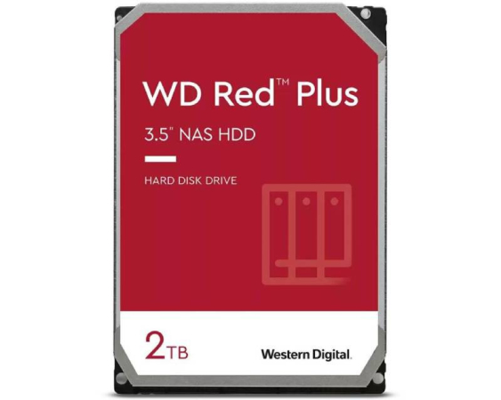 WD  2TB 3.5 inča SATA III 64MB WD20EFPX Red Plus 