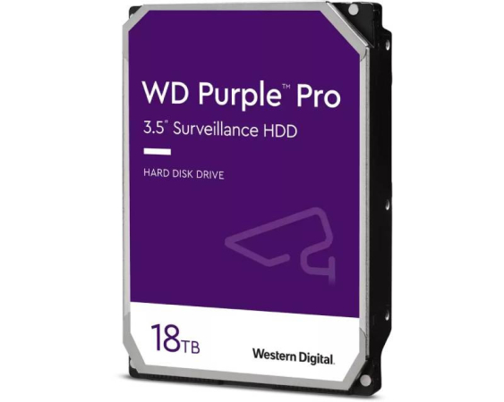 WD  18TB 3.5 inča SATA III 512MB 7.200rpm WD181PURP Purple Pro hard disk