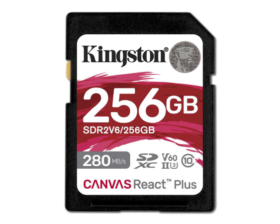 KINGSTON  Memorijska kartica SDR2V6/256GB 256GB SDXC UHS-II 280R/150W U3 V60 