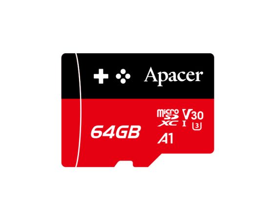 APACER  UHS-I MicroSDXC 64GB V30 AP64GMCSX10U7-RAGC 