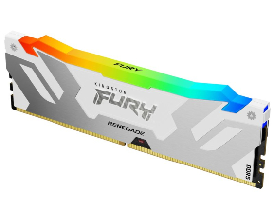 KINGSTON DIMM DDR5 32GB (2x16GB kit) 6400MT/s KF564C32RWAK2-32 FURY Renegade RGB White