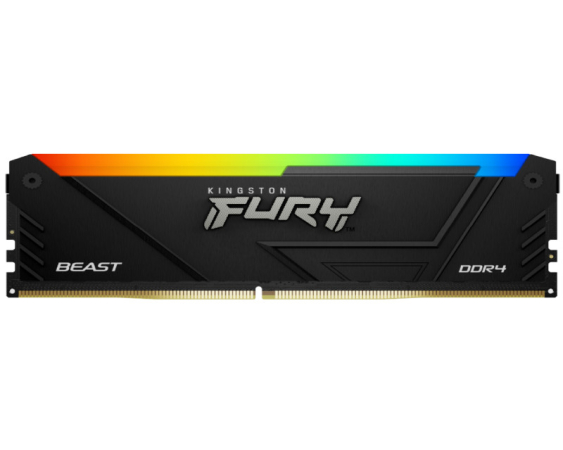 KINGSTON  DIMM DDR4 8GB 3600MT/s KF436C17BB2A/8 Fury Beast RGB Black XMP 