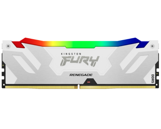 KINGSTON  DIMM DDR5 16GB 7600MT/s KF576C38RWA-16 FURY Renegade Silver/White RGB XMP 