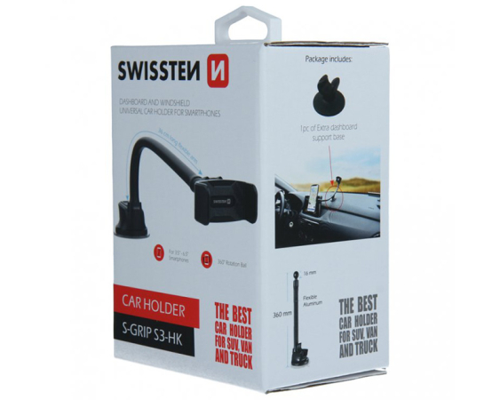SWISSTEN Auto Držač za telefon, vakum S-GRIP S3-HK