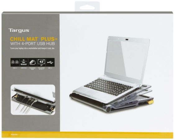 TARGUS Postolje i hladnjak za laptop Chill Mat+ AWE81EU, crno-sivo 