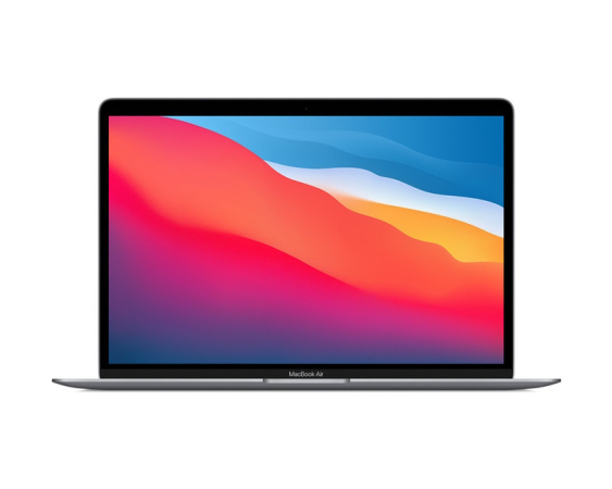APPLE MacBook Air 13.3" WQHD Retina M1 8-core CPU 7-core GPU 8GB 256GB SSD Backlit FP Space Gray (MGN63ZE/A) 