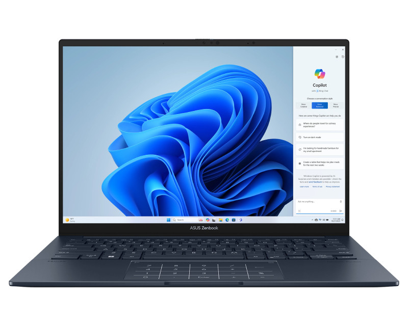 ZenBook 14 OLED UX3405MA-QD089W (14 inča FHD OLED, Ultra 5 125H, 16GB, SSD 512GB, Win11 Home) laptop
