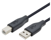 Kabl USB A - USB B M/M 1.8m crni