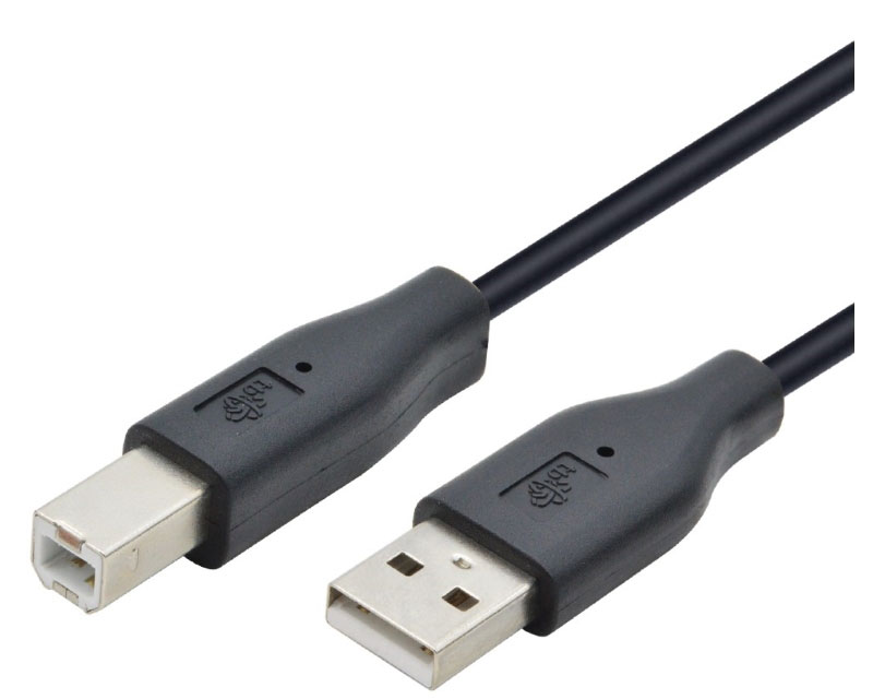 Kabl USB A - USB B M/M 1.8m crni