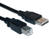 Kabl USB A - USB B M/M 3m crni