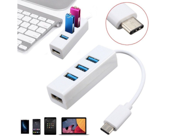 FAST ASIA  USB 3.1 tip C na 4xHUB 3.0 