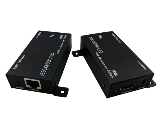 E-GREEN Adapter-Konvertor HDMI extender - RJ 45 cat5e/6, 60m