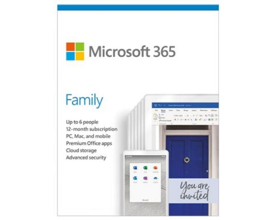 MICROSOFT Office 365 Family 32bit/64bit (6GQ-01561)