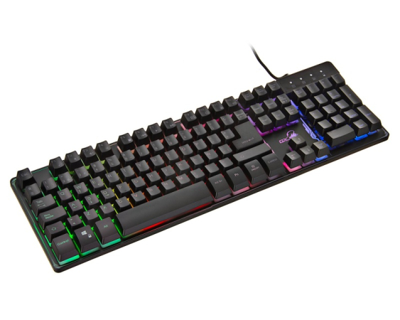  K8 Scorpion Gaming USB US crna tastatura 