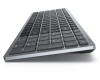 KB740 Compact Multi-device US wireless tastatura siva