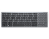 KB740 Compact Multi-device US wireless tastatura siva