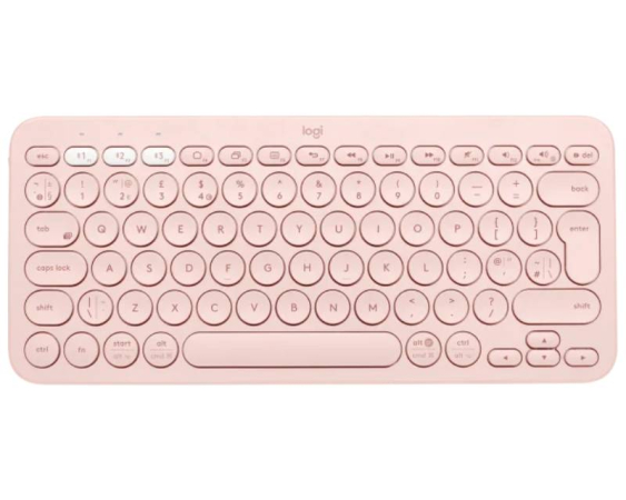 LOGITECH K380 Bluetooth Multi-Device US roze tastatura