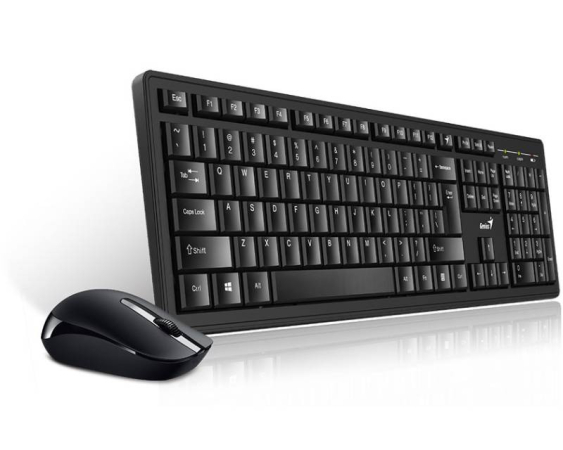 GENIUS Smart KM-8200 Wireless USB US crna tastatura + miš 