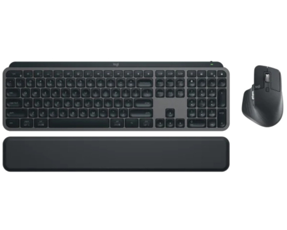 LOGITECH  MX Keys S Combo Graphite Wireless Desktop US tastatura + miš 