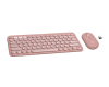 Pebble2 Wireless Combo US tastatura i miš roze