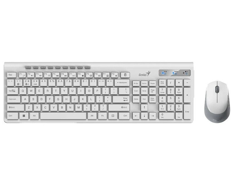 SlimStar 8230 Wireless USB YU bela tastatura+ miš