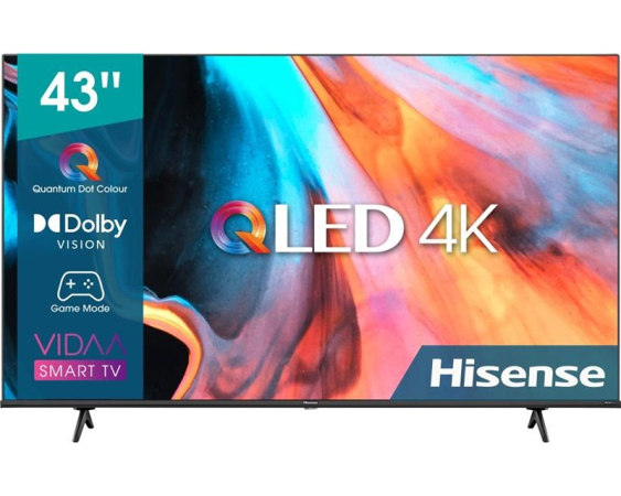 HISENSE 43" 43E7HQ Smart QLED 4K Ultra HD LCD TV