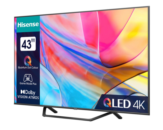 HISENSE 43" 43A7KQ QLED 4K UHD Smart TV 