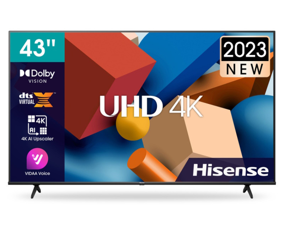 HISENSE 43" 43A6K 4K UHD Smart TV 