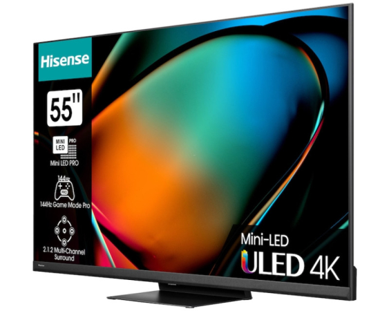 HISENSE 55" 55U8KQ ULED 4K UHD Smart TV 