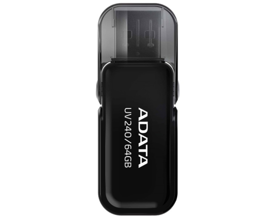 A-DATA 64GB 2.0 AUV240-64G-RBK crni