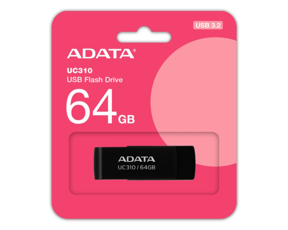 A-DATA 64GB 3.2 UC310-64G-RBK crni 