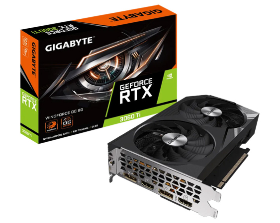 GIGABYTE nVidia GeForce RTX 3060 Ti 8GB 256bit GV-N306TWF2OC-8GD rev 1.0