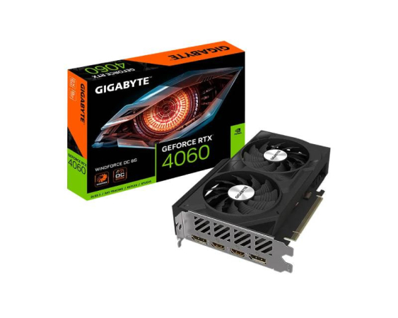 GIGABYTE  nVidia GeForce RTX 4060 WINDFORCE OC 8GB GV-N4060WF2OC-8GD grafička karta