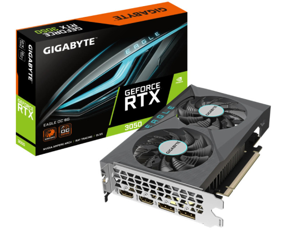 GIGABYTE  nVidia GeForce RTX 3050 6GB 96bit GV-N3050EAGLE OC-6GD grafička karta