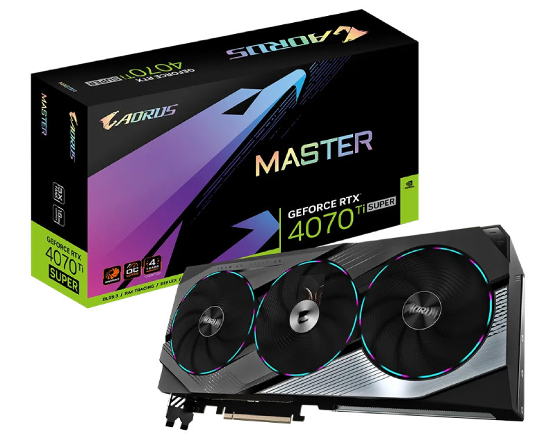 nVidia GeForce RTX 4070 Ti SUPER MASTER 16GB GV-N407TSAORUS M-16GD grafička karta