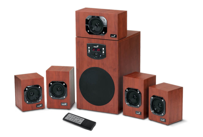 GENIUS SW-HF5.1 4600 v2 wood zvučnici