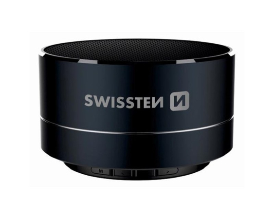 SWISSTEN Bluetooth zvučnik i-METAL crni