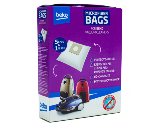 BEKO  Kese za VC usisivač ljubičasta paket 5+1 