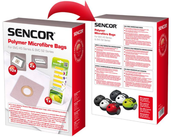 SENCOR  SVC 45/52 MICRO FIBER kese za usisivač 